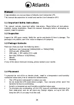 Preview for 25 page of Atlantis onepower 701 User Manual