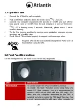 Preview for 28 page of Atlantis onepower 701 User Manual