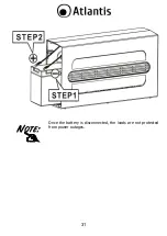 Preview for 31 page of Atlantis onepower 701 User Manual