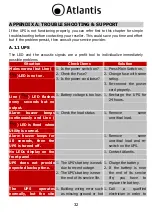 Preview for 32 page of Atlantis onepower 701 User Manual