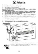 Preview for 45 page of Atlantis onepower 701 User Manual