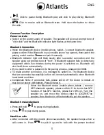 Предварительный просмотр 5 страницы Atlantis SMARTIX P003-BT040-BL User Manual