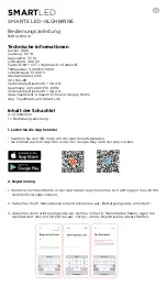 Preview for 34 page of Atlantis SMARTLED BXBULBGU12 User Manual