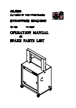 Preview for 1 page of Atlantis TP-701 Operation Manual & Spare Parts List