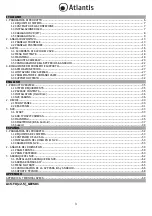 Preview for 3 page of Atlantis TX1600 Multilanguage Manual