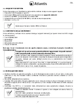 Preview for 7 page of Atlantis TX1600 Multilanguage Manual