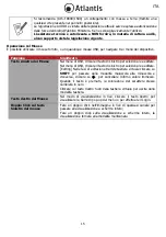 Preview for 15 page of Atlantis TX1600 Multilanguage Manual