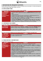 Preview for 27 page of Atlantis TX1600 Multilanguage Manual