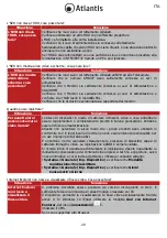 Preview for 28 page of Atlantis TX1600 Multilanguage Manual