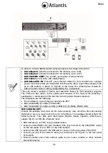 Предварительный просмотр 39 страницы Atlantis TX1600 Multilanguage Manual