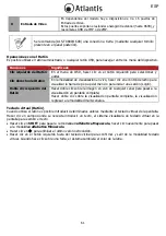 Preview for 61 page of Atlantis TX1600 Multilanguage Manual