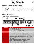 Preview for 10 page of Atlantis U power A03-PDUMBS-R Multilanguage Manual