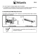 Preview for 18 page of Atlantis U power A03-PDUMBS-R Multilanguage Manual