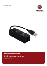 Предварительный просмотр 1 страницы Atlantis V.92 USB Manual