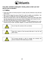 Preview for 22 page of Atlantis V700D-20W User Manual