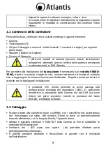 Preview for 9 page of Atlantis V800-45W Multilanguage Manual