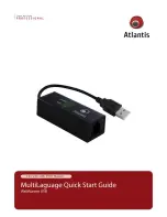 Atlantis webrunner USB Quick Start Manual preview