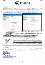 Предварительный просмотр 12 страницы Atlantis WebShare 144 WN+ Quick Start Manual