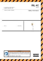 Preview for 1 page of Atlas Copco 8202070218 Safety Information Manual