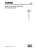 Preview for 1 page of Atlas Copco 8318 0800 08 Safety And Operating Instructions Manual