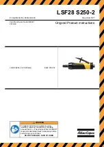 Предварительный просмотр 1 страницы Atlas Copco 8423 0702 07 Original Product Instructions