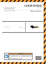 Atlas Copco 8424112506 Safety Information Manual preview