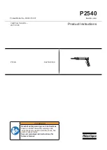 Предварительный просмотр 1 страницы Atlas Copco 8425010340 Product Instructions