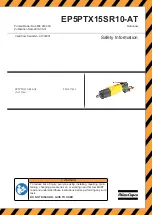 Предварительный просмотр 1 страницы Atlas Copco 8431037616 Safety Information Manual