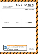 Atlas Copco 8433217900 Safety Information Manual preview