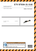 Atlas Copco 8433302015 Safety Information Manual preview