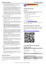 Preview for 8 page of Atlas Copco 8433302015 Safety Information Manual