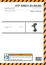 Atlas Copco 8433327033 Safety Information Manual preview