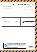 Preview for 1 page of Atlas Copco 8436016046 Safety Information Manual