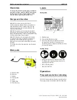 Preview for 10 page of Atlas Copco AME 1600 Safety And Operating Instructions Manual