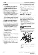 Предварительный просмотр 44 страницы Atlas Copco BGB890301 Safety And Operating Instructions Manual