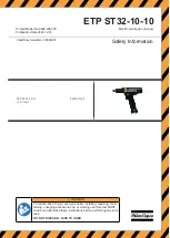 Atlas Copco C3840001 Safety Information Manual preview