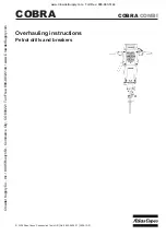 Preview for 1 page of Atlas Copco Cobra Combi Overhauling Instructions