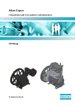 Atlas Copco CR Series Instruction Book preview