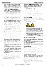 Preview for 88 page of Atlas Copco ETP ST101-1000-25-F Safety Information Manual