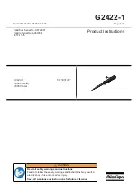 Preview for 1 page of Atlas Copco G2422-1 Product Instructions