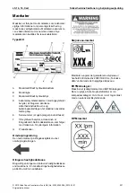 Preview for 201 page of Atlas Copco LS 14 Safety And Operating Instructions Manual