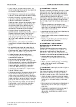 Preview for 237 page of Atlas Copco LS 14 Safety And Operating Instructions Manual