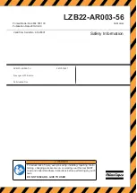 Предварительный просмотр 1 страницы Atlas Copco LZB22-AR003-56 Safety Information Manual