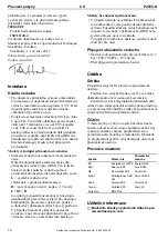 Preview for 78 page of Atlas Copco P2535-H Original Product Instructions