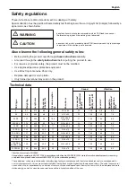 Preview for 4 page of Atlas Copco TEX 05 Operator Instructions Manual