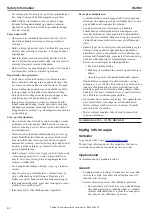 Preview for 42 page of Atlas Copco W2630 Safety Information Manual