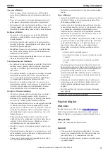 Preview for 91 page of Atlas Copco W2630 Safety Information Manual