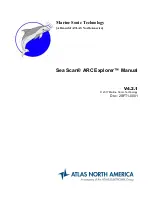 Atlas Elektronik ATLAS NORTH AMERCA Marine Sonic Sea Scan ARC Explorer Manual preview