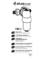 Preview for 1 page of Atlas Filtri FDM-2 Instructions For Installation, Use And Maintenance Manual