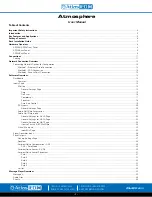 Preview for 2 page of Atlas IED Atmosphere AZM4 User Manual